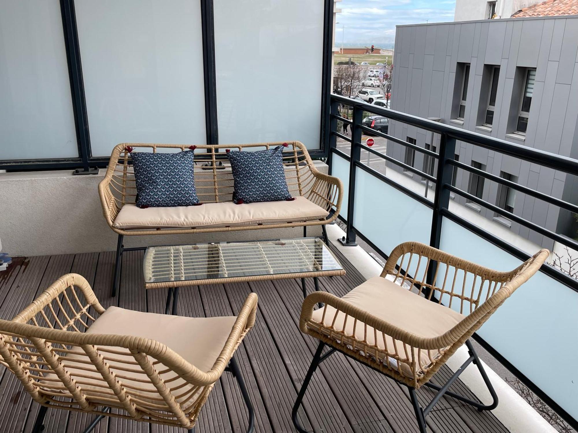 Prado Plage David - Stade Velodrome - Parc Chanot - Luxury Apartment By The Sea Марсилия Екстериор снимка